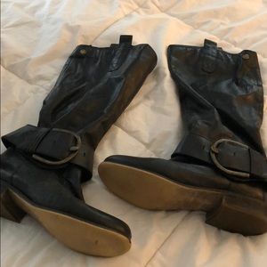 Black Steve Madden Riding Boots